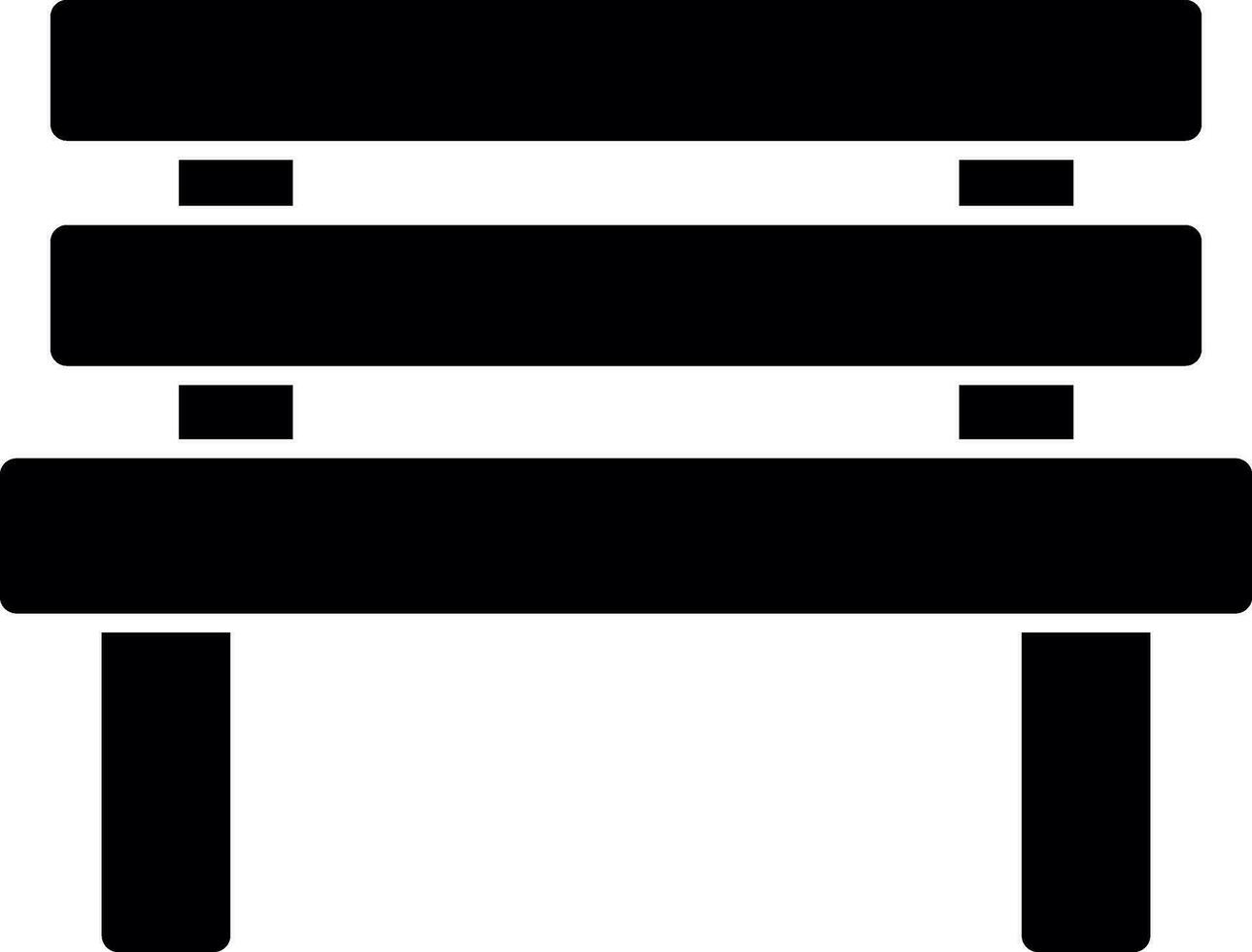 Bench Vector Icon Design