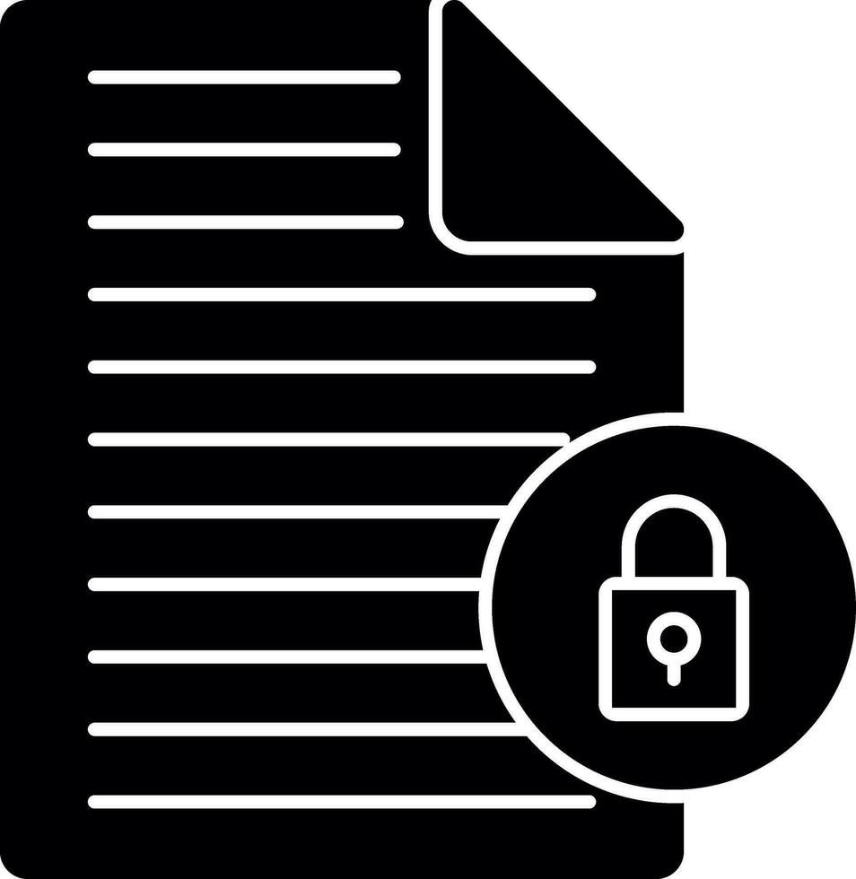 Secure data Vector Icon Design