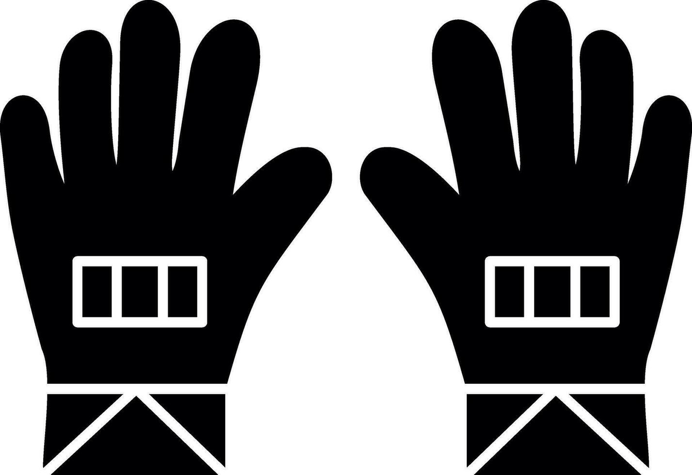 Gloves Vector Icon Design