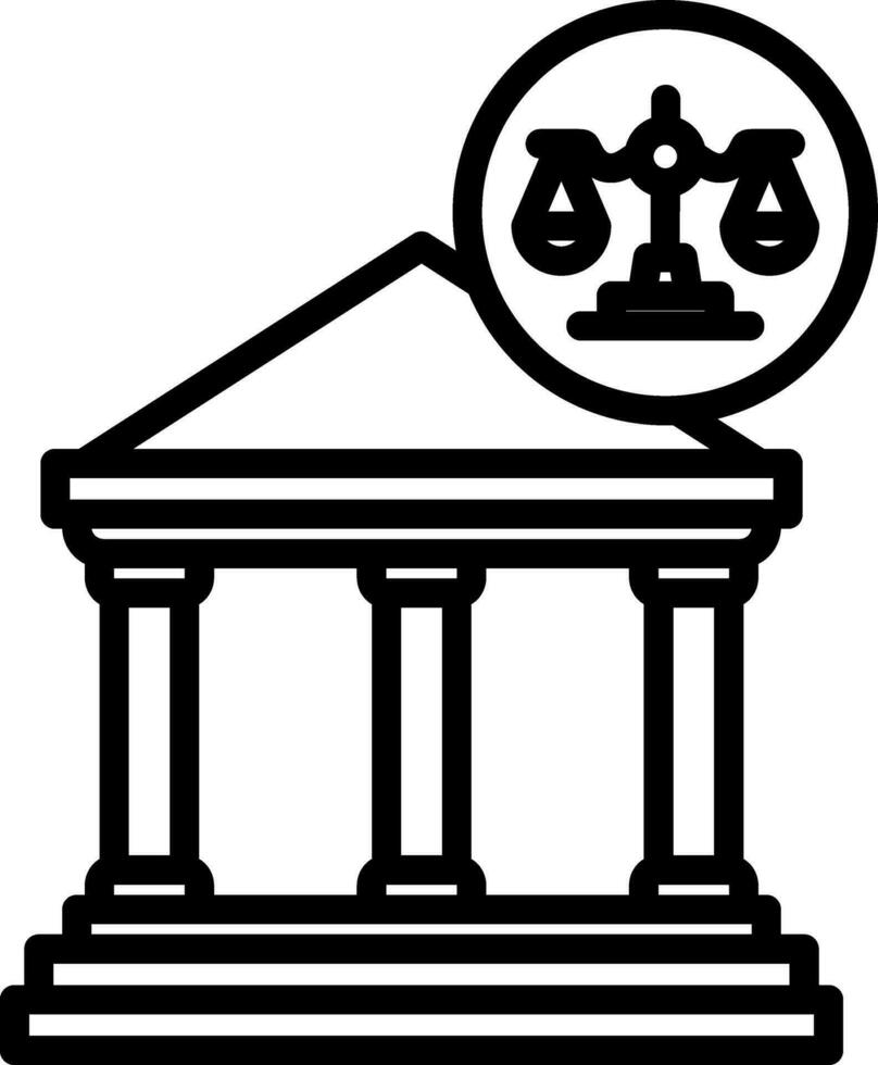 Court Vector Icon Design
