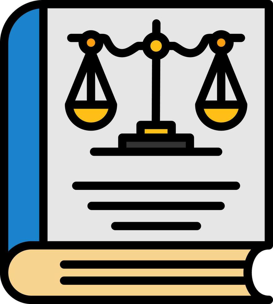 Law Vector Icon Design