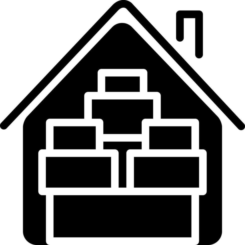 solid icon for goods vector