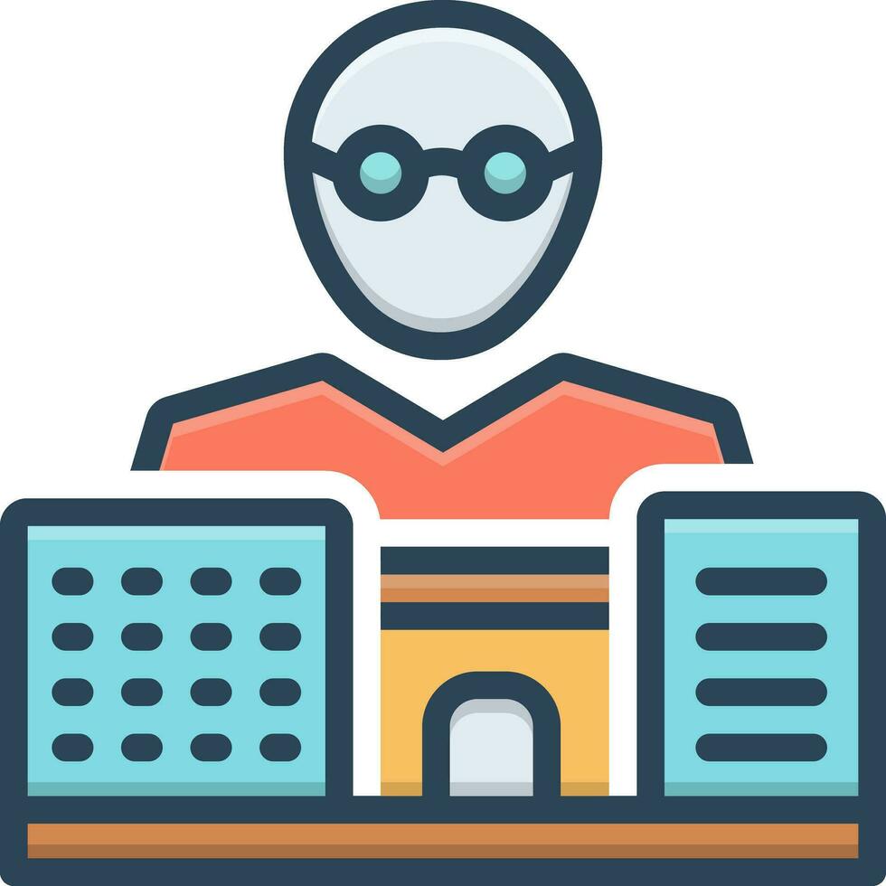 color icon for corporate vector