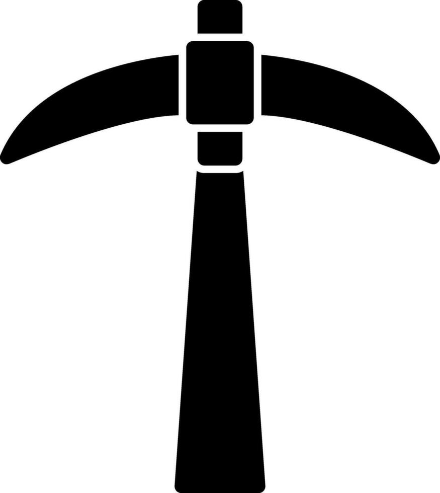 Pickaxe Vector Icon Design