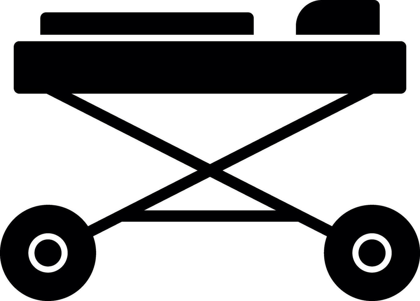 Stretcher Vector Icon Design