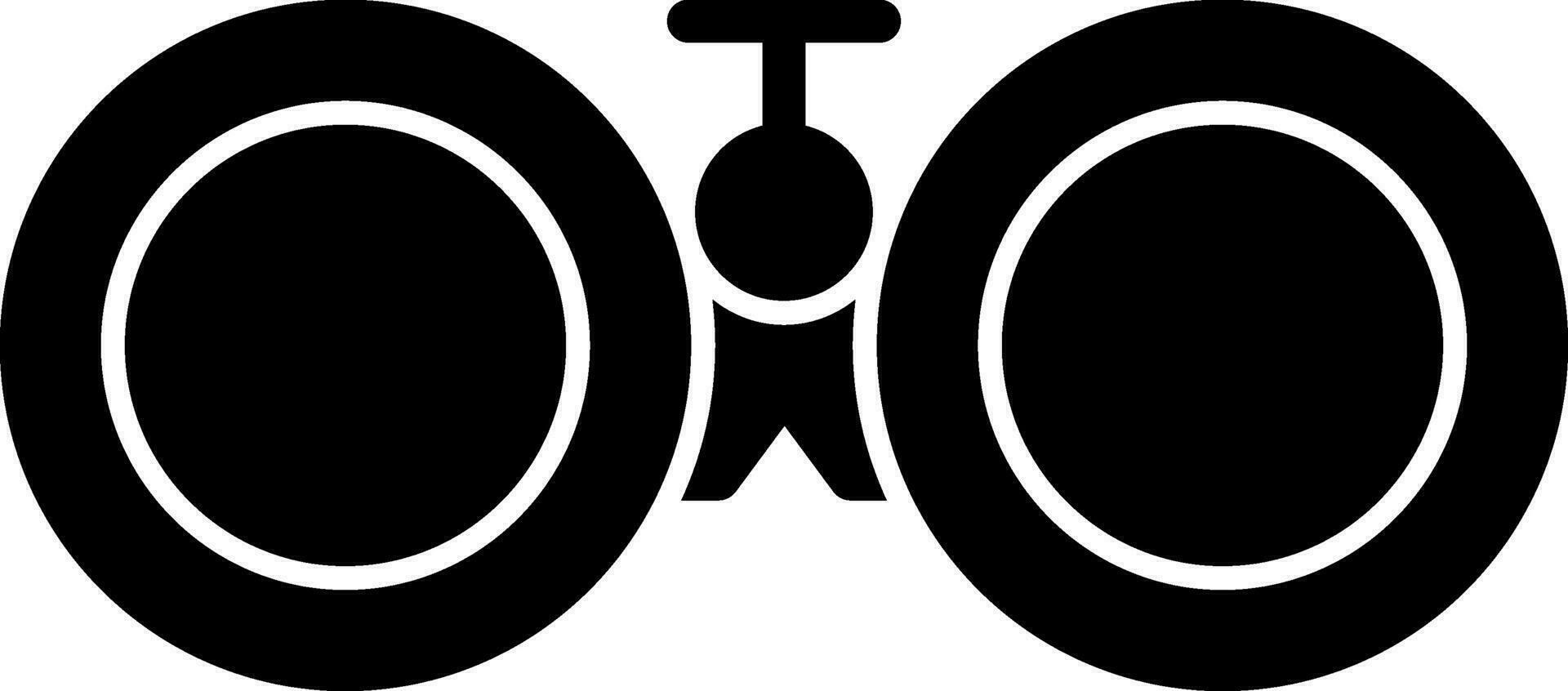 Binoculars Vector Icon Design