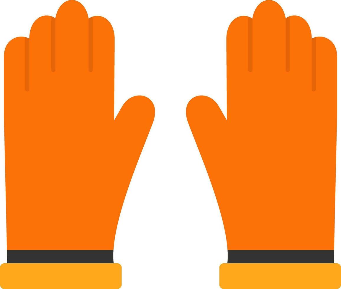 guantes, vector, icono, diseño vector