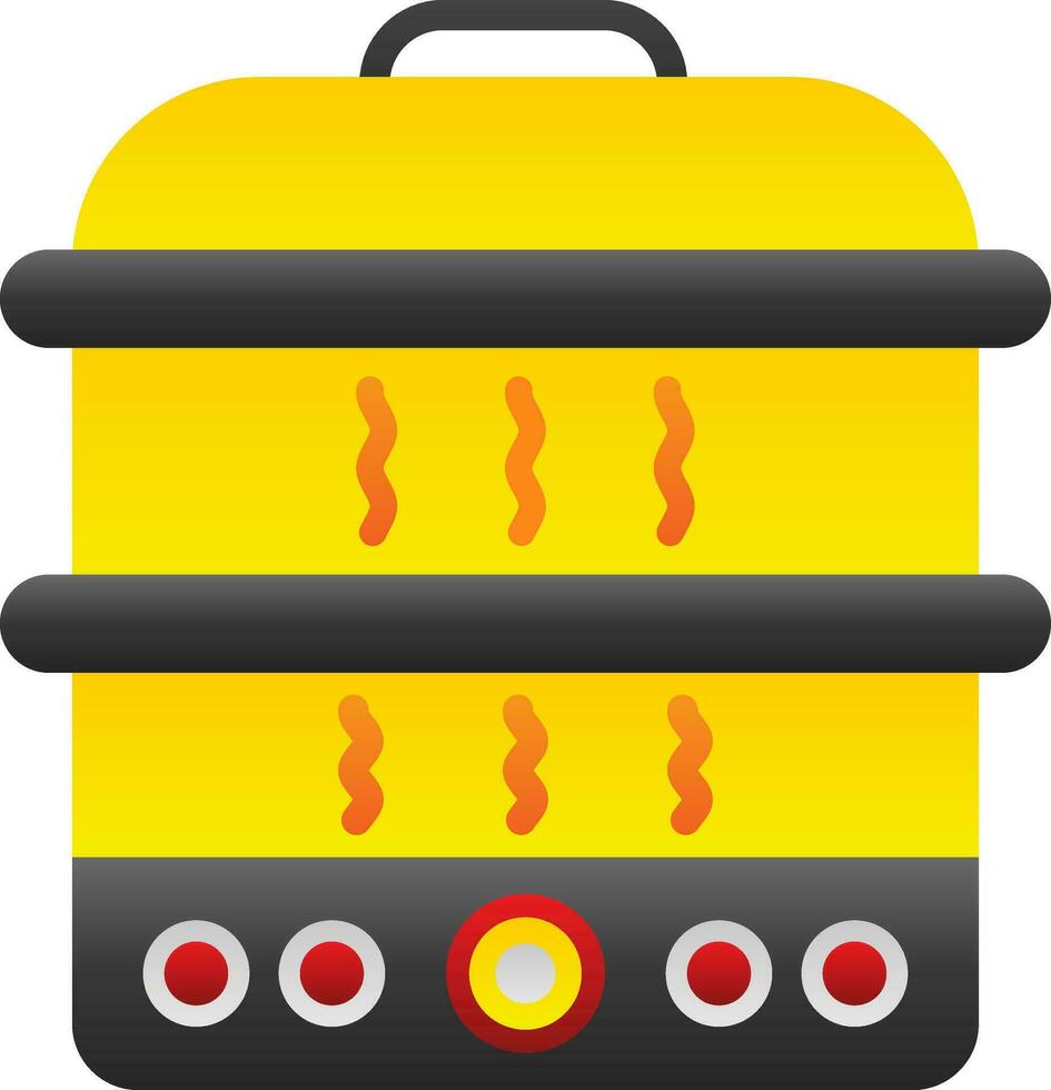 Steamer Vector Icon Design
