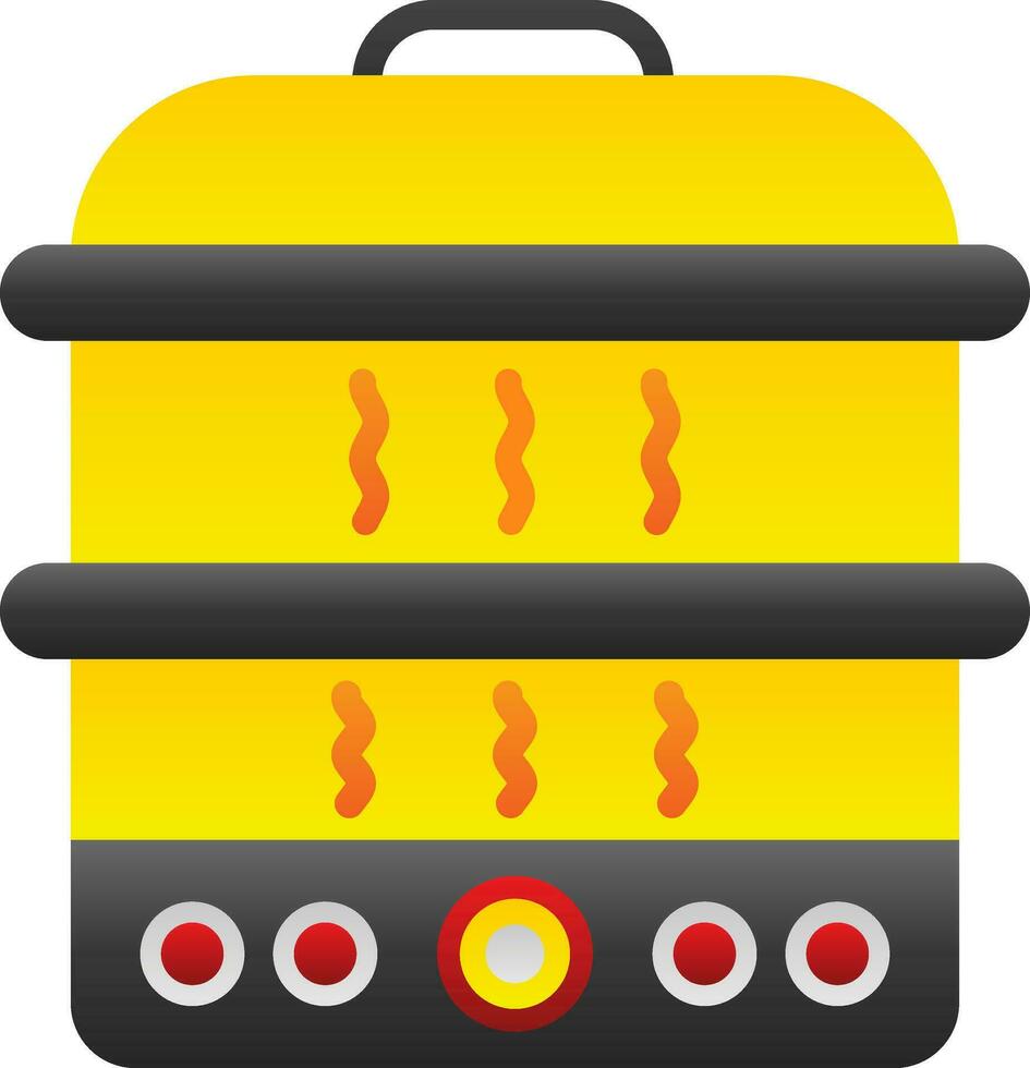 Steamer Vector Icon Design