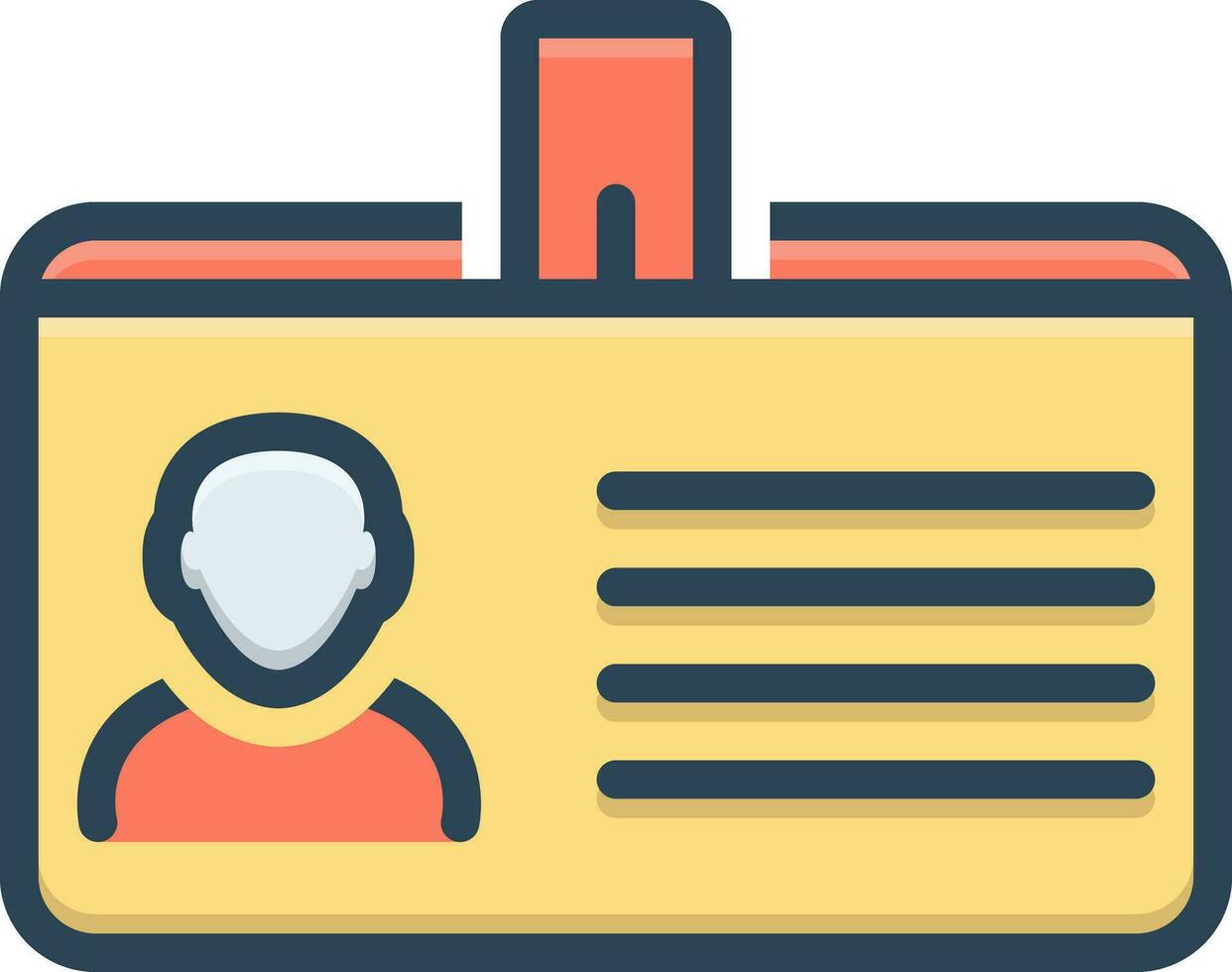 color icon for identity vector