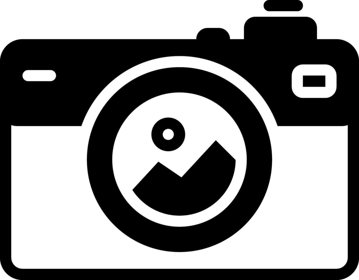 solid icon for pictures vector