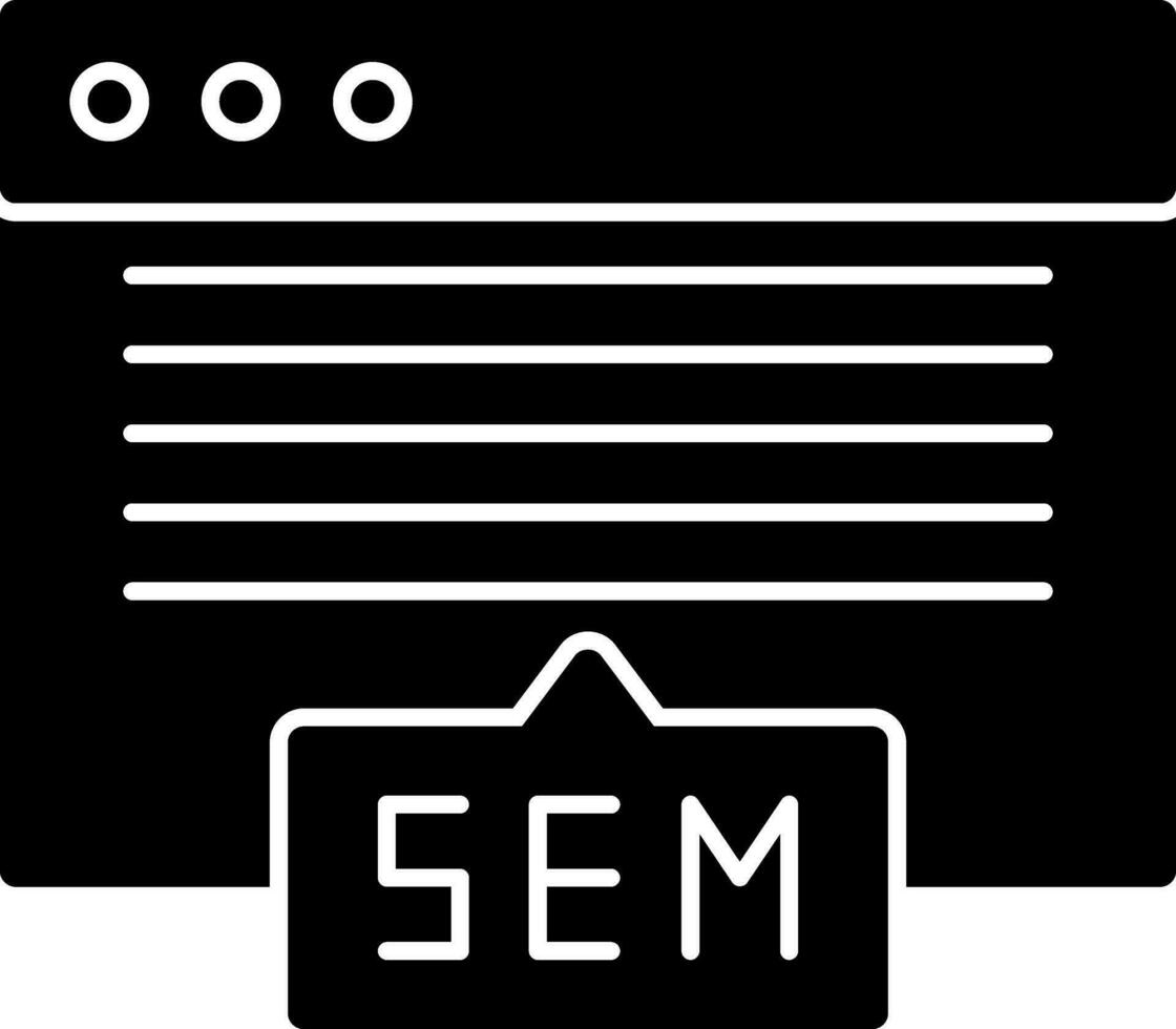 Sem Vector Icon Design