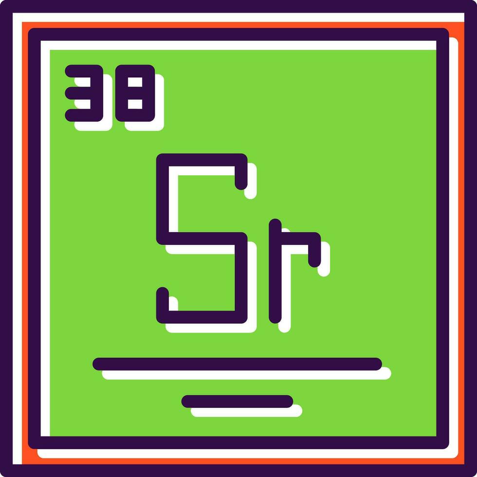 Strontium Vector Icon Design