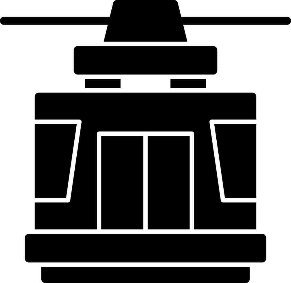 Cable car Vector Icon Design