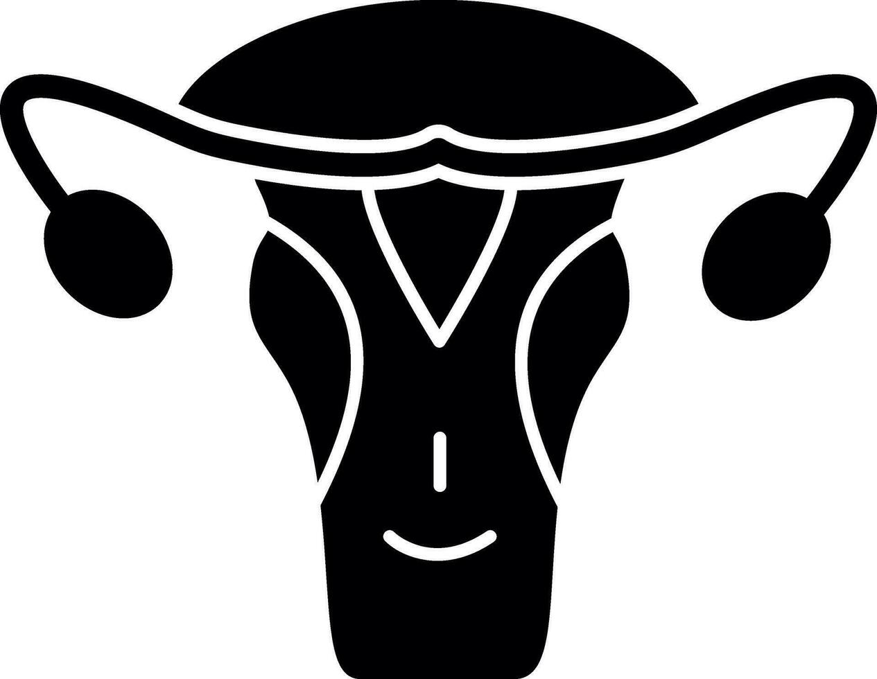 Uterus Vector Icon Design