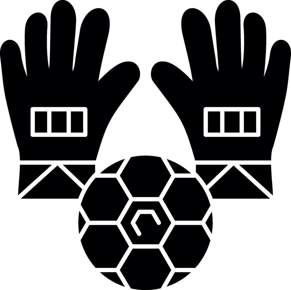 Goalie Vector Icon Design