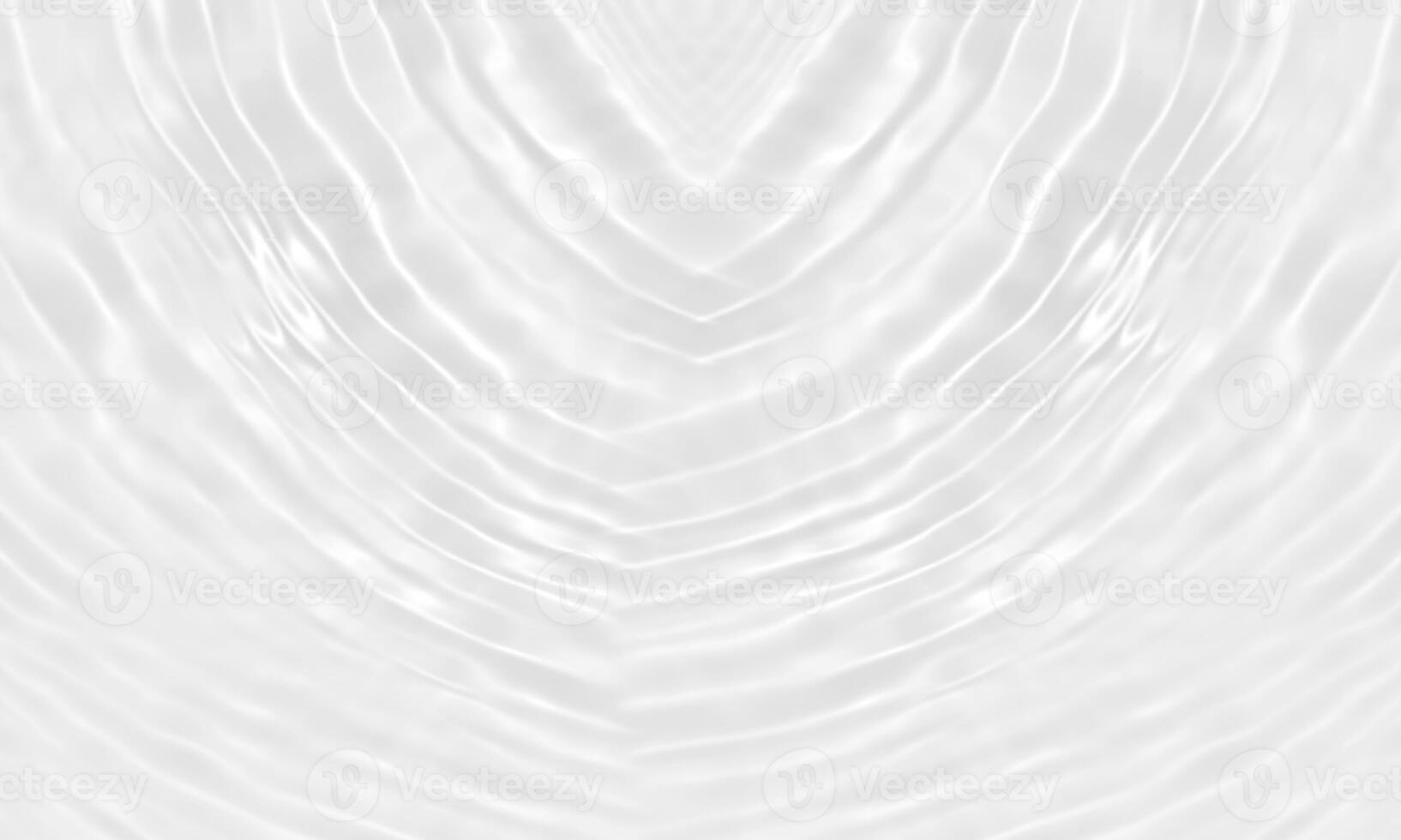 White water with ripples on the surface. Defocus blurred transparent white colored clear calm water surface texture with splashes and bubbles. Water waves with shining pattern texture background. photo