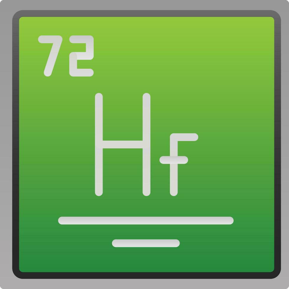 Hafnium Vector Icon Design