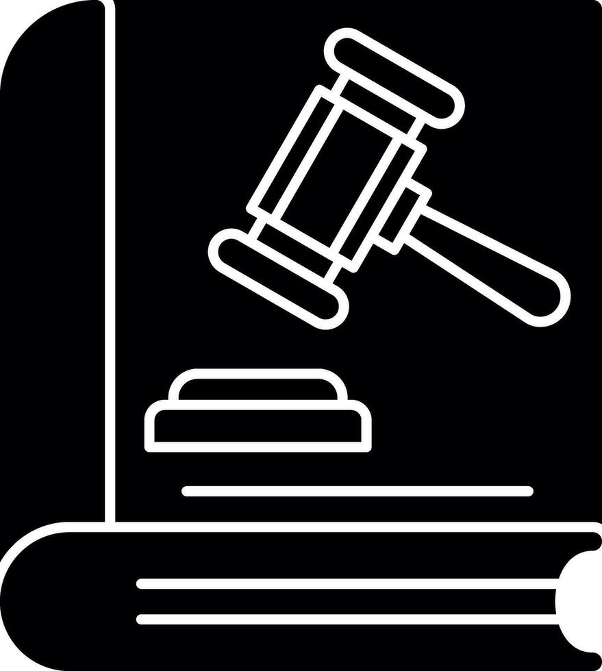 Law book Vector Icon Design