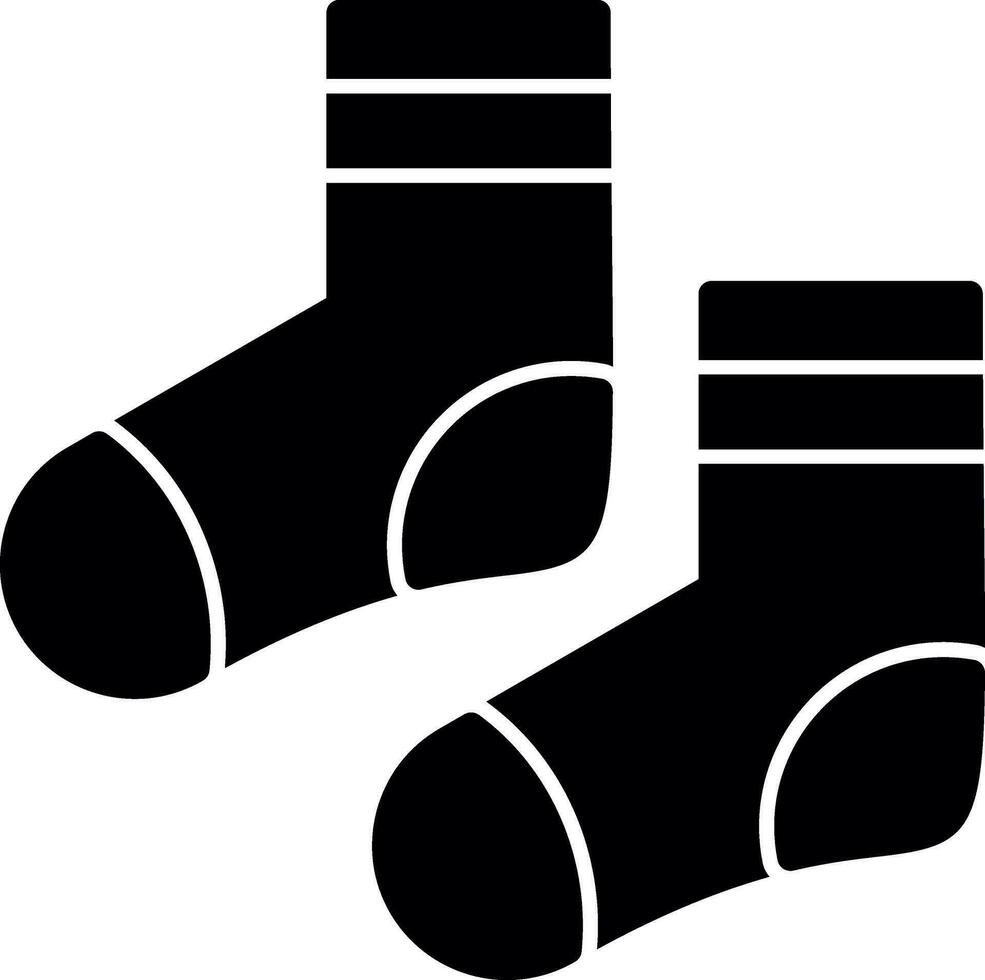 Socks Vector Icon Design