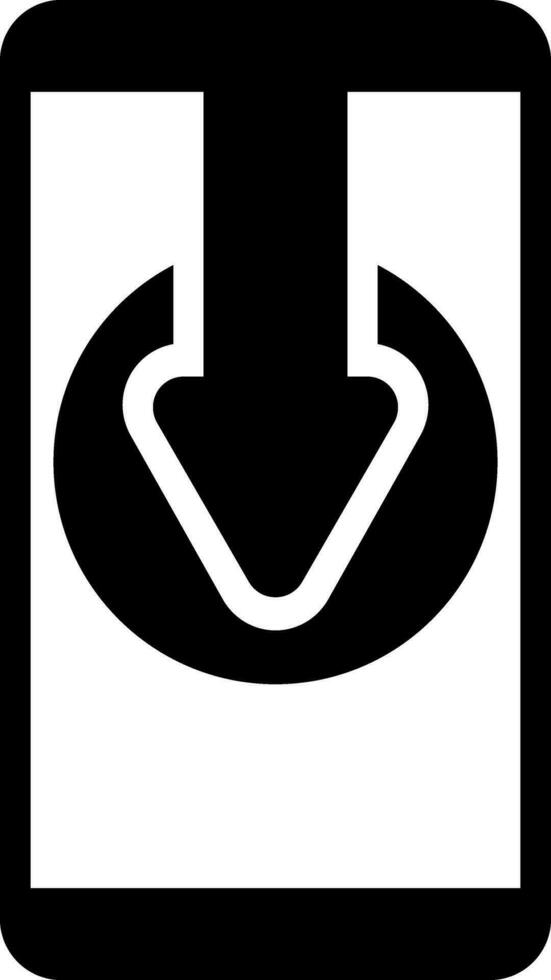 solid icon for install vector