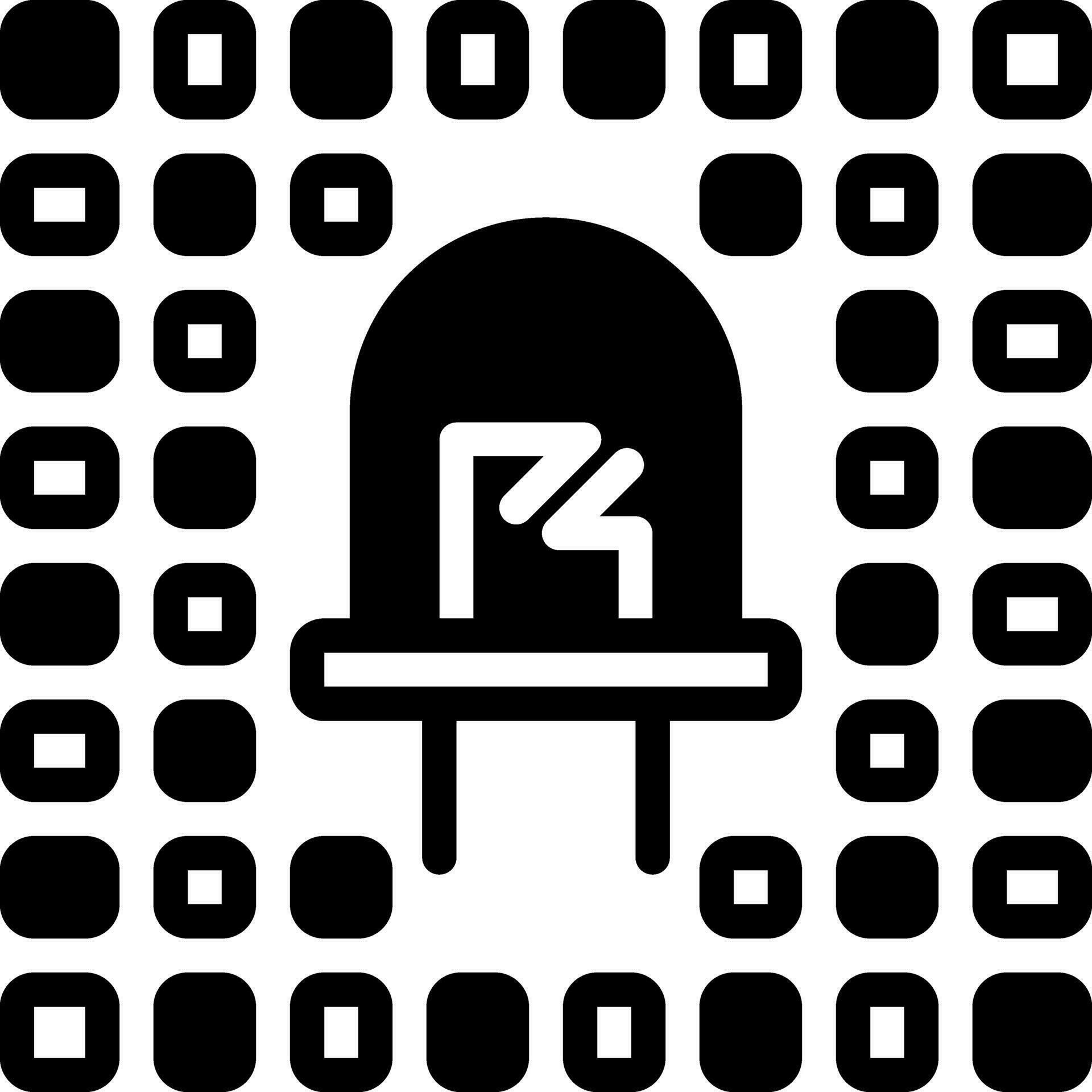 solid icon for led 25059017 Vector Art at Vecteezy