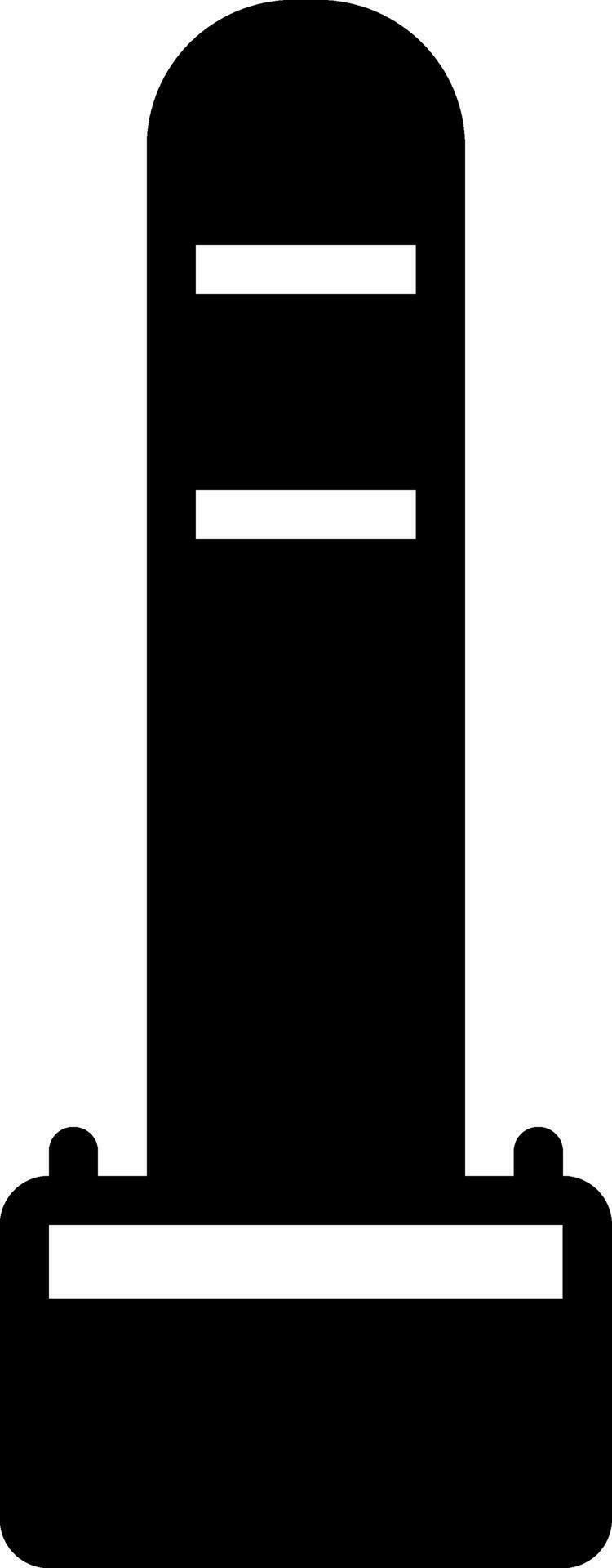 solid icon for bollard 25059088 Vector Art at Vecteezy