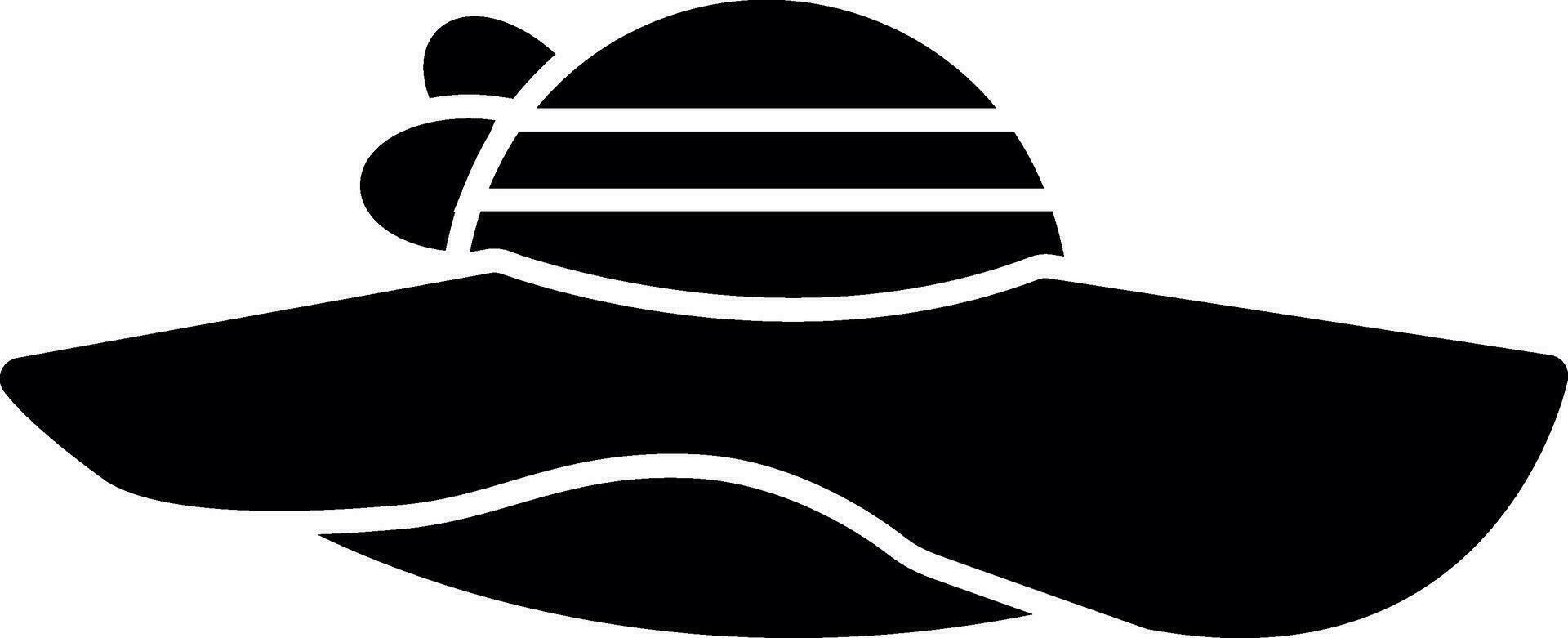Sun hat Vector Icon Design