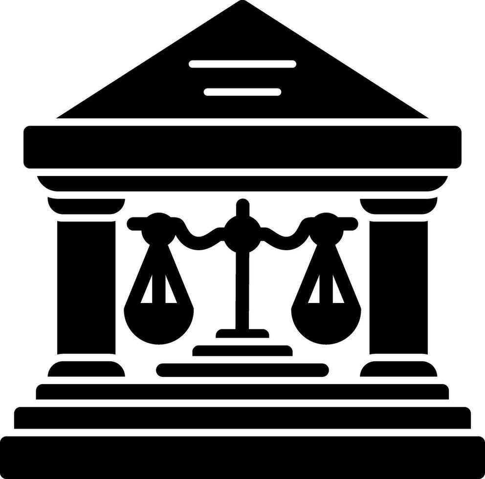 Supreme court Vector Icon Design