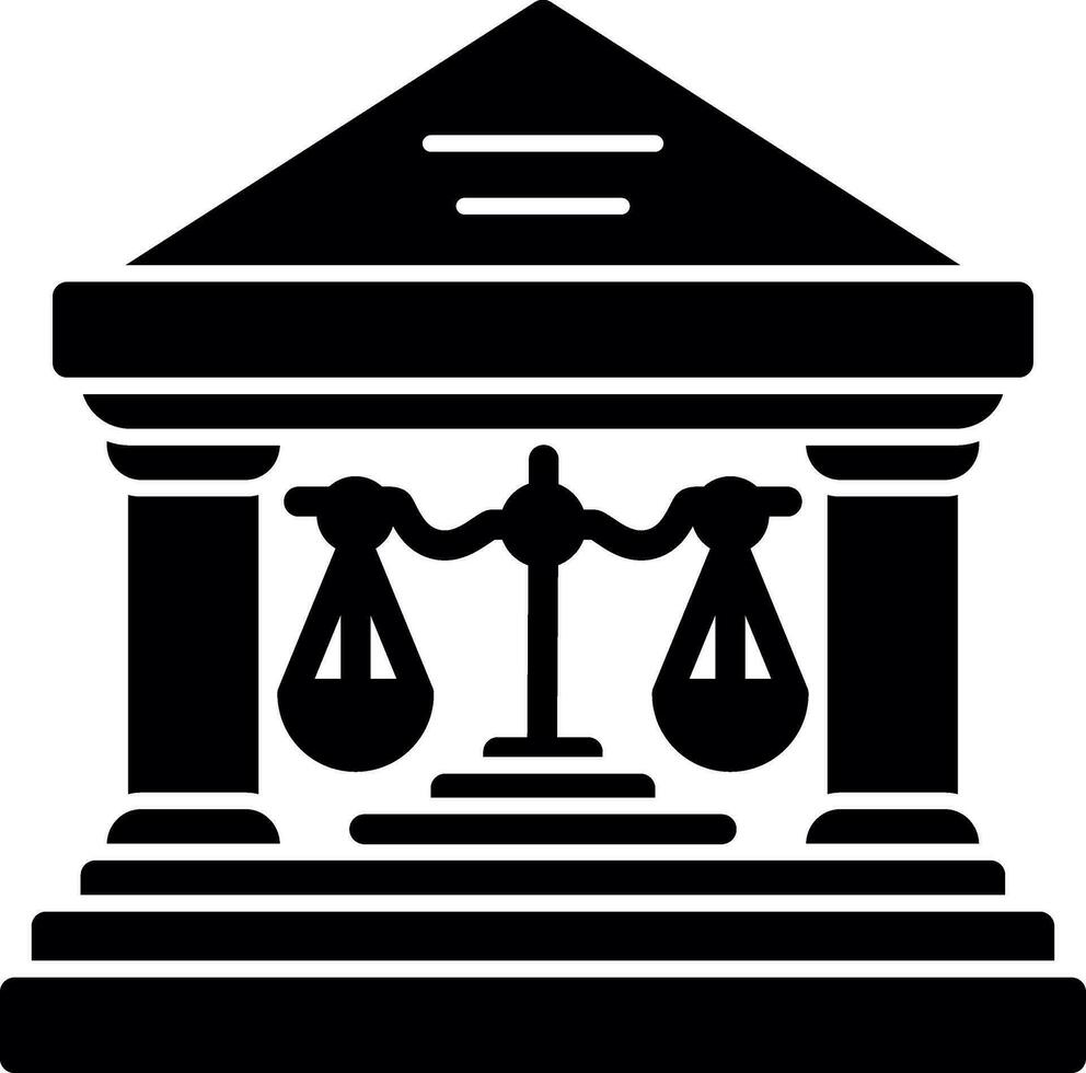 Supreme court Vector Icon Design