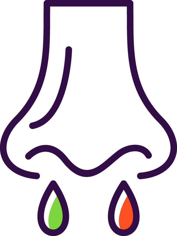 Nose Vector Icon Design