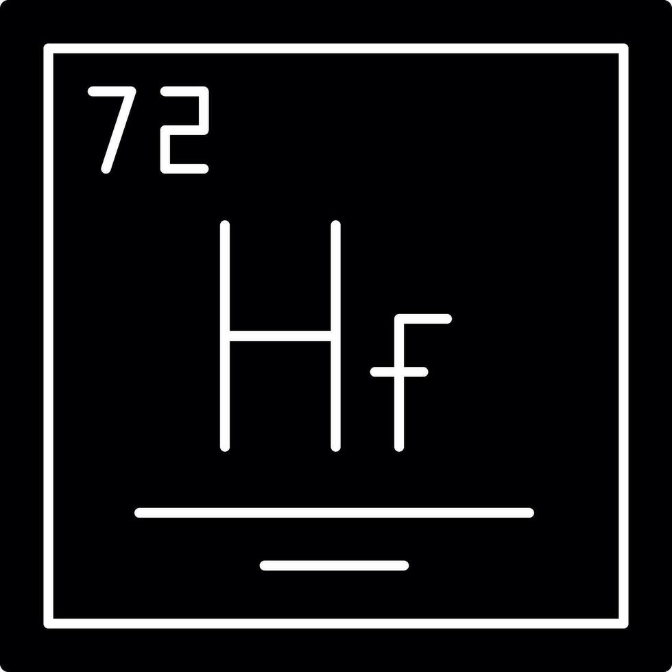 Hafnium Vector Icon Design