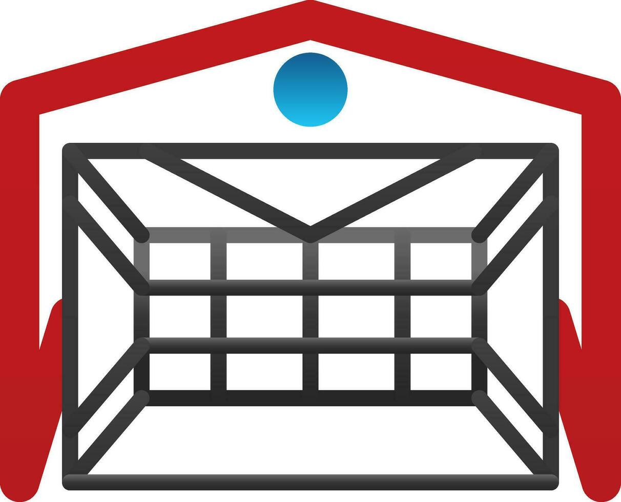 Goal post Vector Icon Design