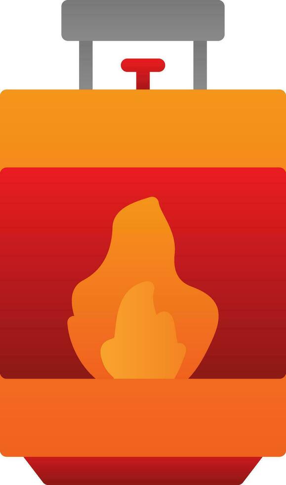 Cooking gas Vector Icon Design