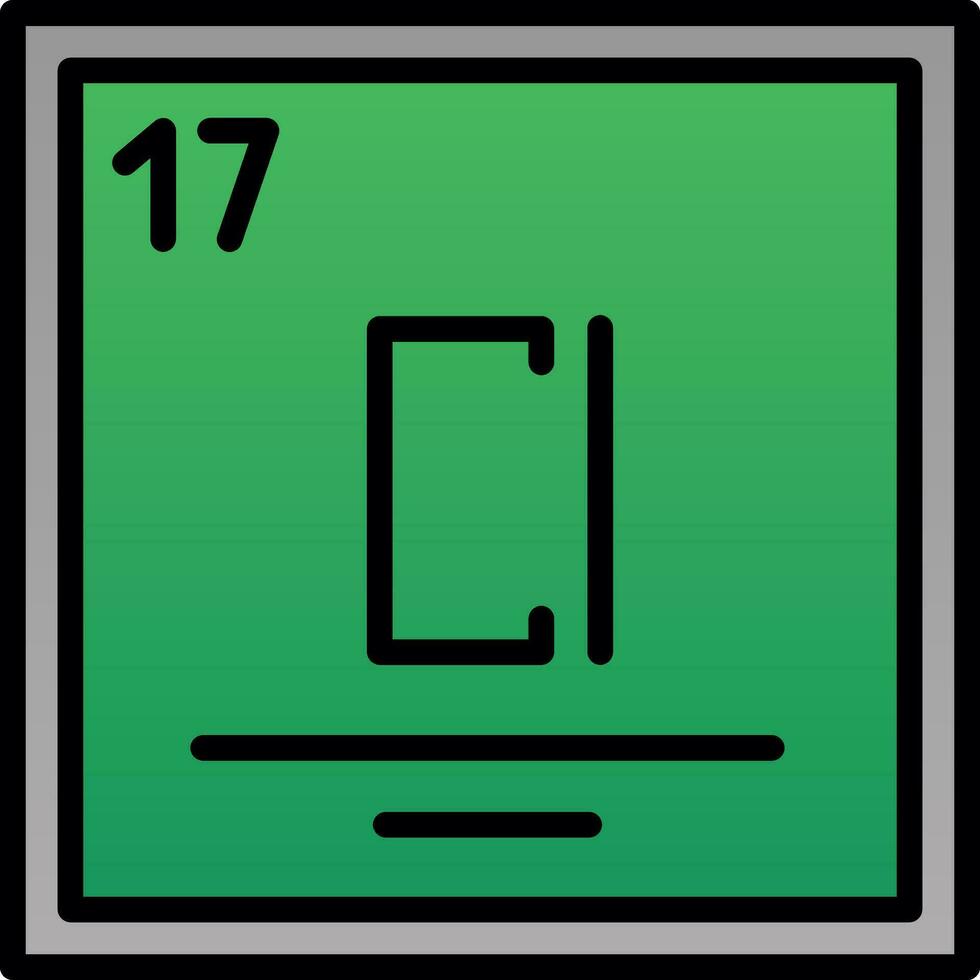 Chlorine Vector Icon Design