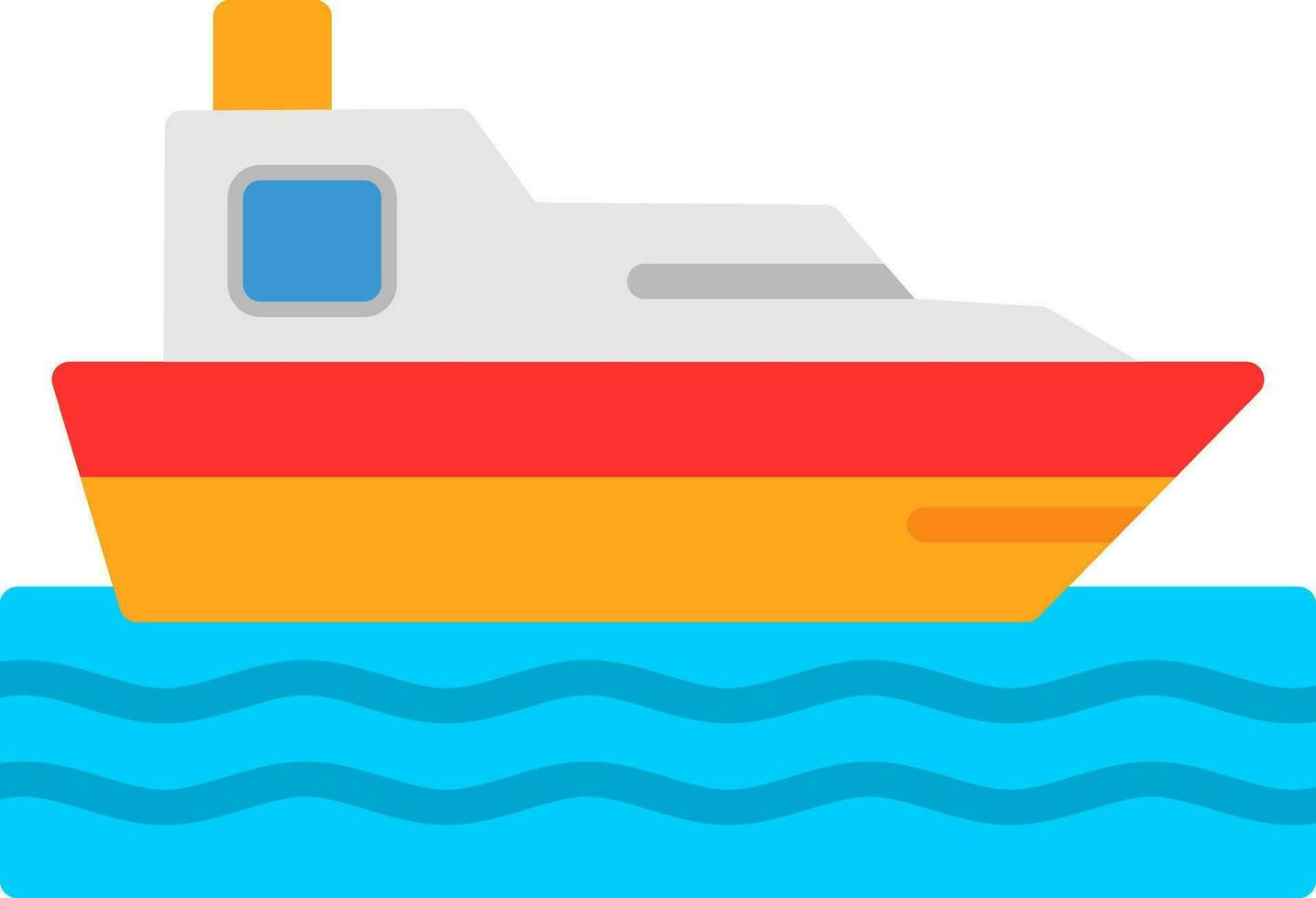 diseño de icono de vector de barco