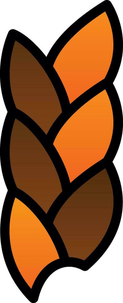 Braids Vector Icon Design