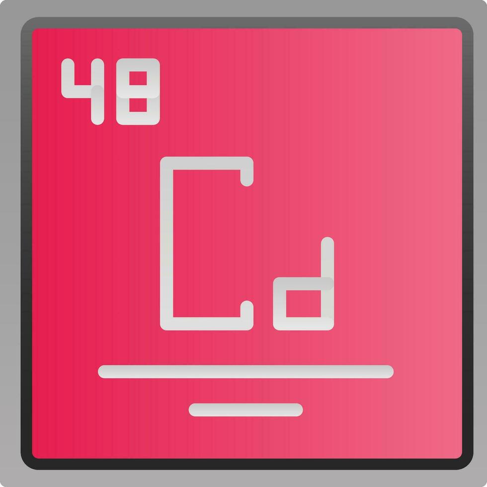 Cadmium Vector Icon Design