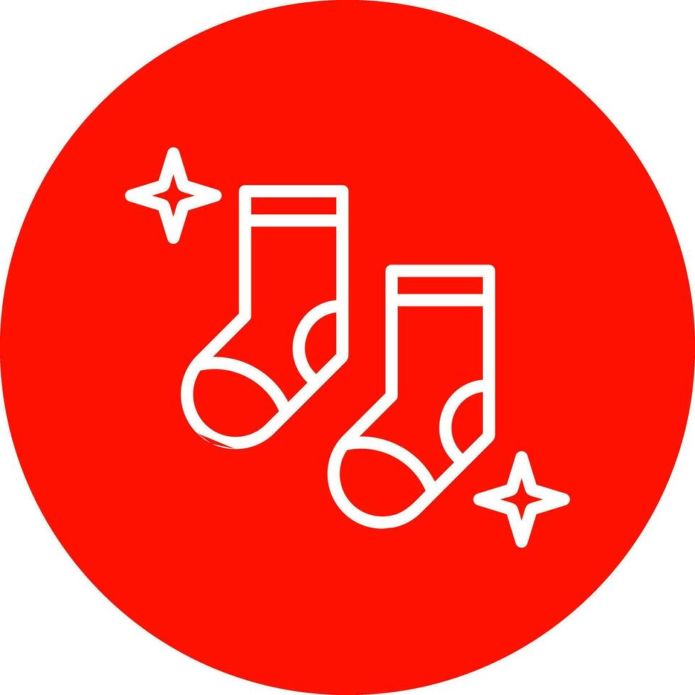 Socks Vector Icon Design