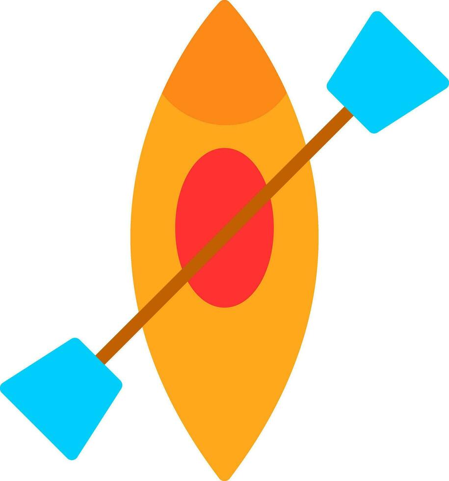 Kayak Vector Icon Design