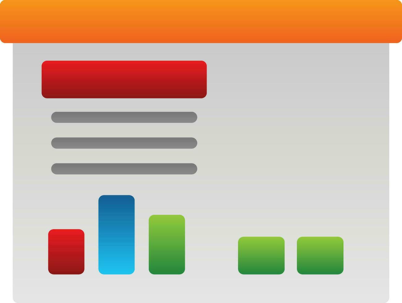Presentation Vector Icon Design