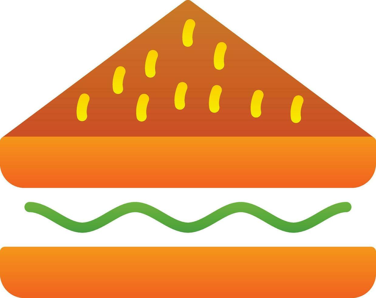 diseño de icono de vector de sándwich