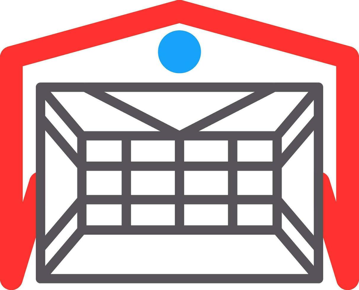 Goal post Vector Icon Design