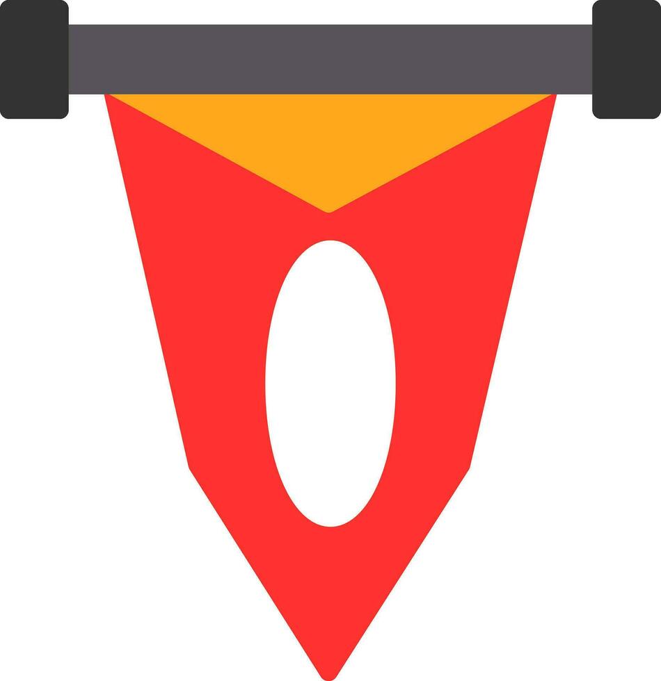 Pennant Vector Icon Design