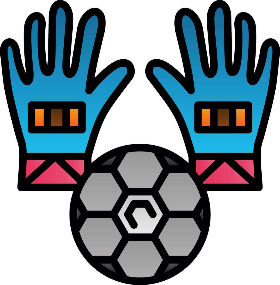 Goalie Vector Icon Design