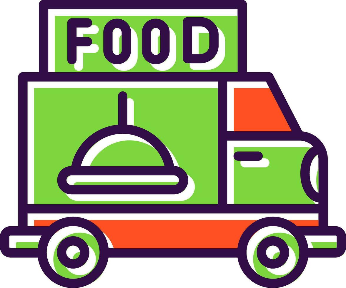 Food Delivery Vector Icon Design