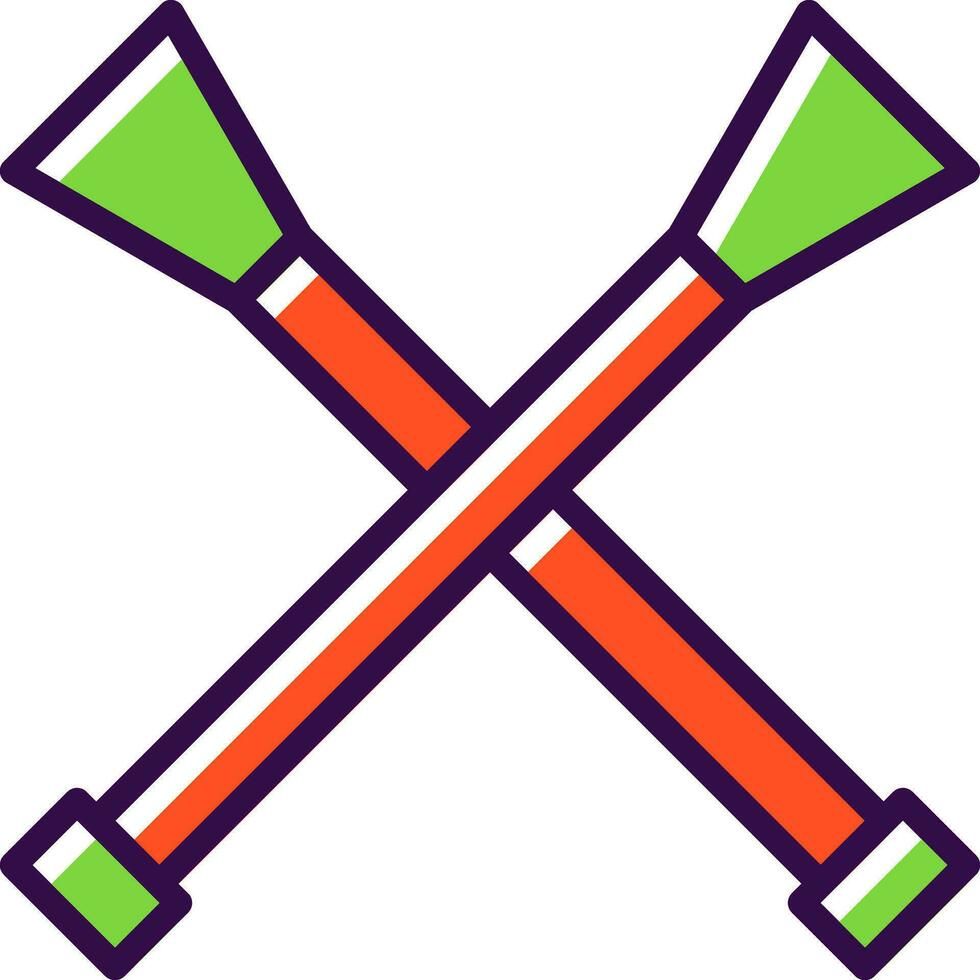 Paddle Vector Icon Design