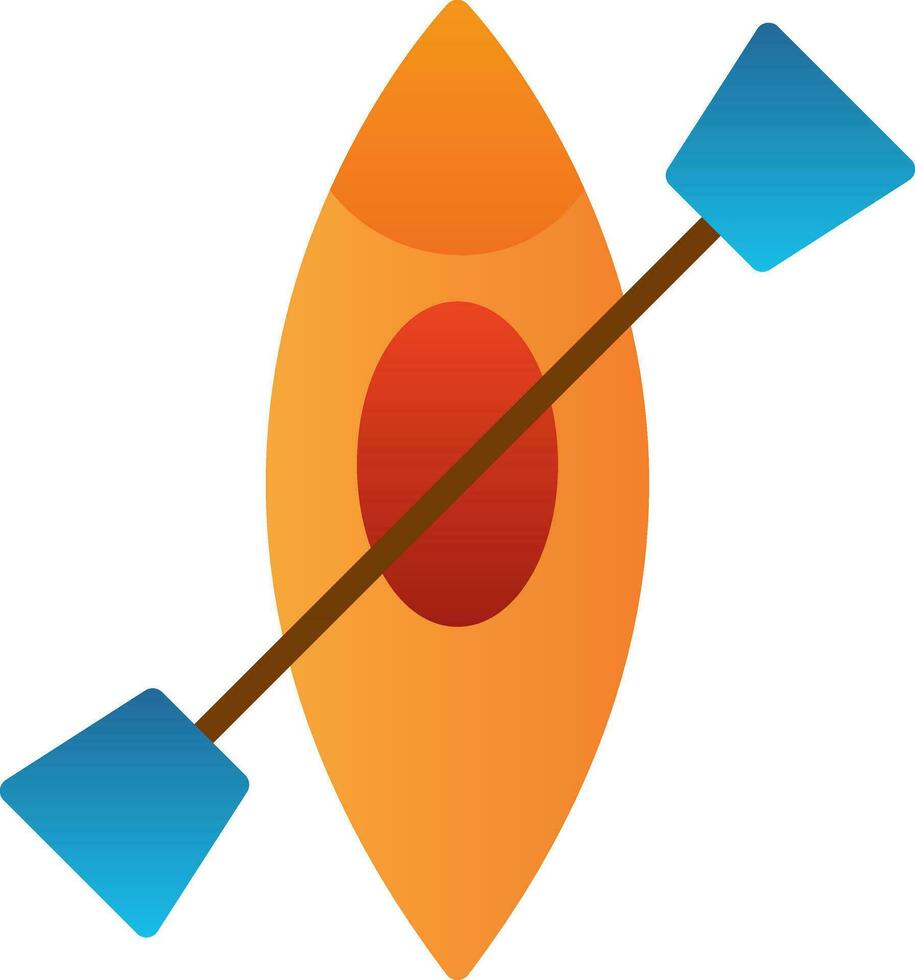 diseño de icono de vector de kayak