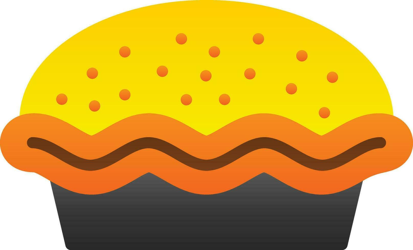 Pie Vector Icon Design