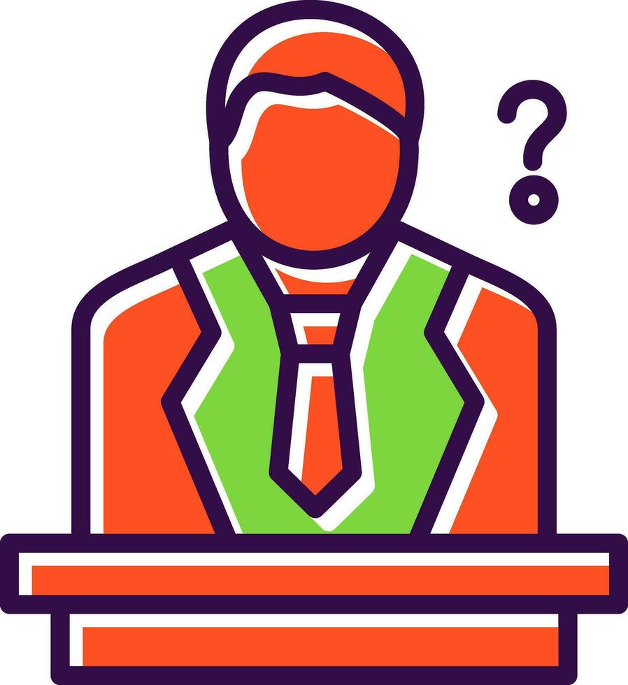 Help desk Vector Icon Design
